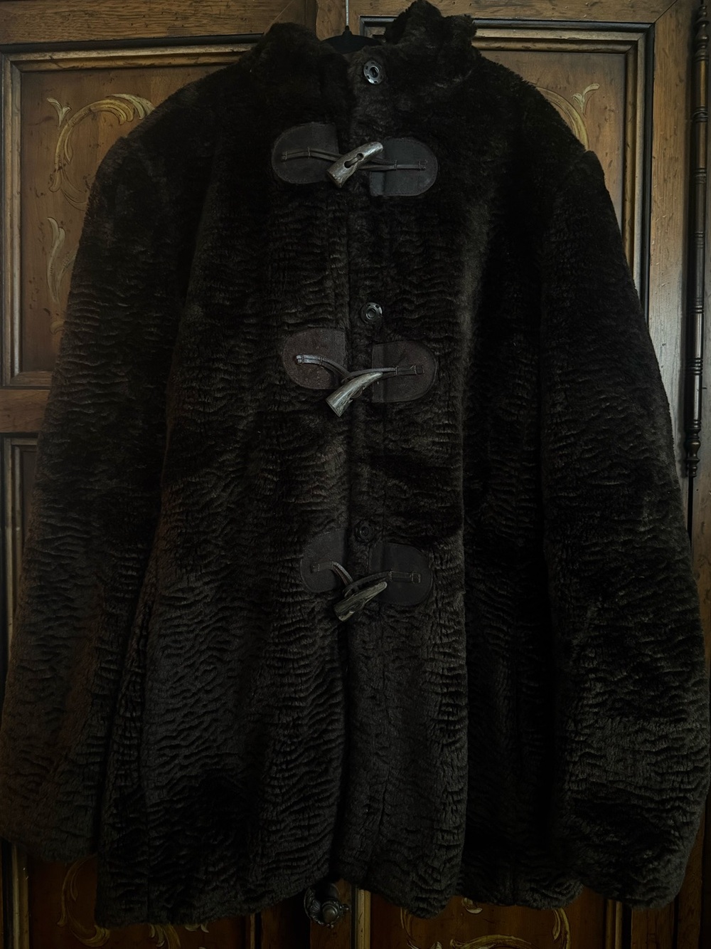 Women’s Brown Faux-Fur Coat
